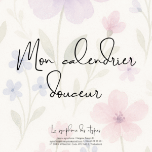 Mon calendrier douceur PDF